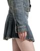 Balenciaga Women's Buckle Pleated Skirt - 5