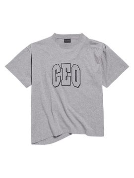Balenciaga Women's CEO Team Logo Boxy T-Shirt