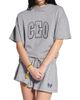Balenciaga Women's CEO Team Logo Boxy T-Shirt - 3