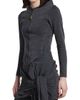 Balenciaga Women's Corseted Zip-Up Hoodie - 2
