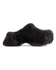 Balenciaga Women's Crocs Mules In Fake Fur - 1