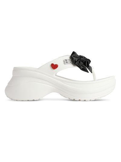 Balenciaga Women's Crocs Thong Jibbitz