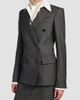 Balenciaga Women's Double-Breasted Tailored Jacket - 3