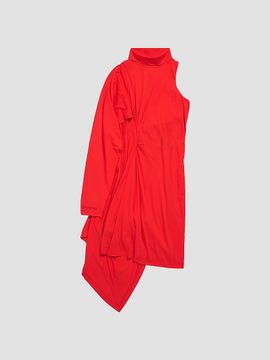 Balenciaga Women's Draped Midi Dress