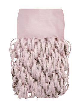 Balenciaga Women's Fluffy Feathers Pencil Skirt