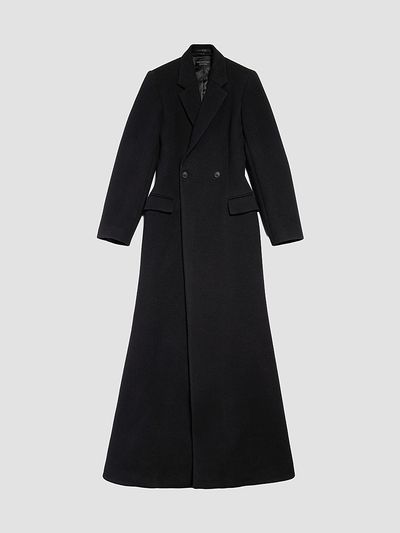 Balenciaga Women's Godet Maxi Coat
