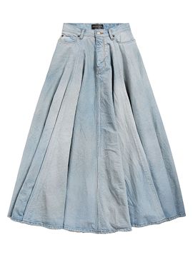Balenciaga Women's Godet Maxi Skirt