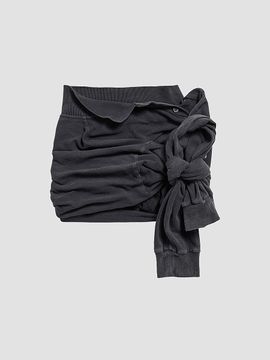 Balenciaga Women's Knotted Polo Skirt