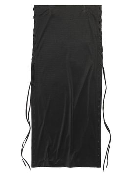 Balenciaga Women's Lace-Up Maxi Skirt