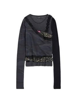 Balenciaga Women's Layered Asymmetric Top
