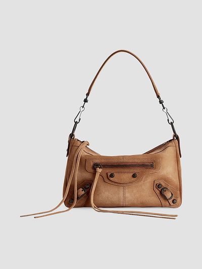 Balenciaga Women's Le City Moto Shoulder Bag