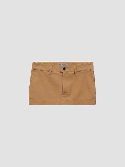 Balenciaga Women's Mini Cotton Skirt