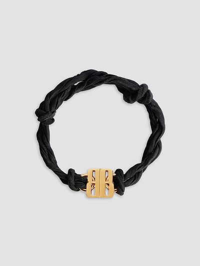 Balenciaga Women's Nano Ribbon BB Bracelet