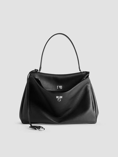 Balenciaga Women's Rodeo Grained Calfskin Top Handle Bag