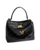 Balenciaga Women's Rodeo Mini Top Handle Bag Crocodile Embossed - 2