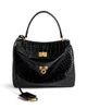 Balenciaga Women's Rodeo Mini Top Handle Bag Crocodile Embossed - 5