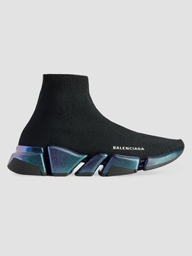 Balenciaga Women's Speed 2.0 Iridescent Sneakers