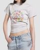 Balenciaga Women's Spiral Crest Fitted T-Shirt - 4