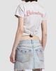 Balenciaga Women's Spiral Crest Fitted T-Shirt - 5