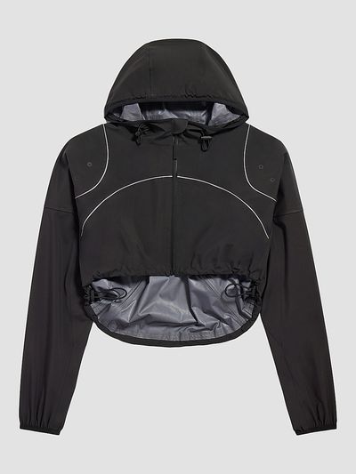 Balenciaga Women's Techwear Cropped Jacket