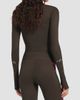 Balenciaga Women's Techwear Fitted Long Sleeve Top - 5