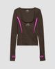 Balenciaga Women's Techwear Fitted Long Sleeve Top - 7