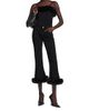 Balenciaga Women's Trim Flared Capri Pants - 3