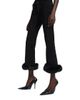 Balenciaga Women's Trim Flared Capri Pants - 4