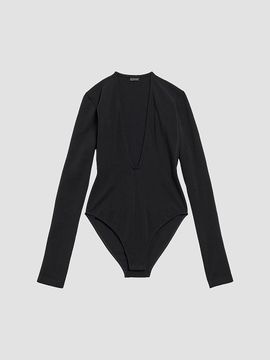 Balenciaga Women's V-Neck Body Top