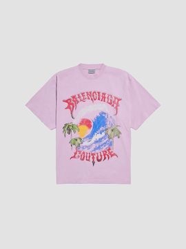 Balenciaga Women's Vintage Surfer Oversized T-Shirt