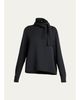 Balenciaga Wool-Silk Top w/ Scarf Tie - 1