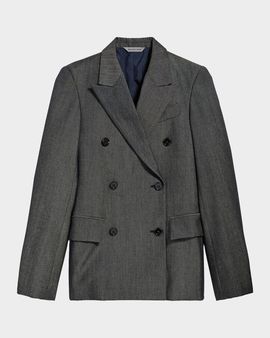 Balenciaga Wool Double-Breasted Tailored Jacket