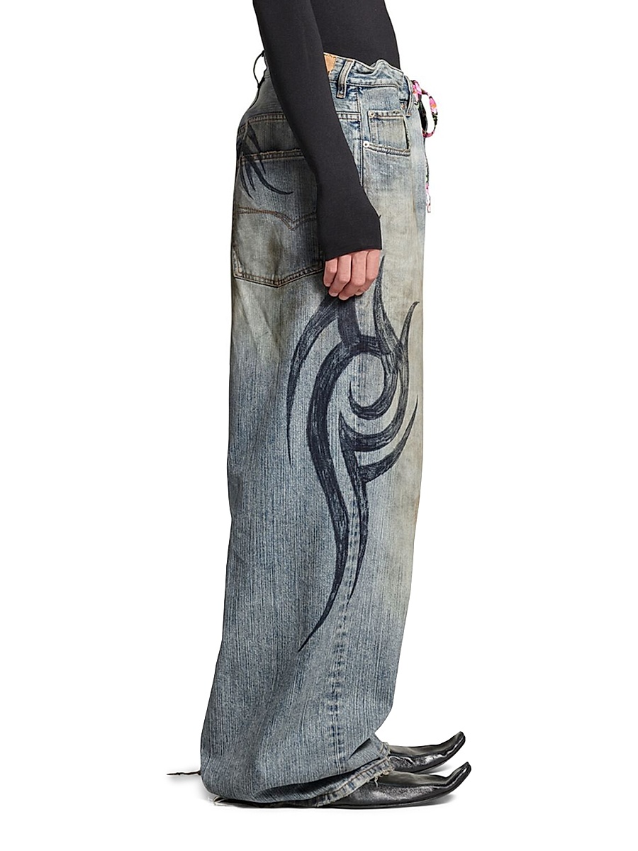Balenciaga - Y2k Stretched Knee Baggy Pants