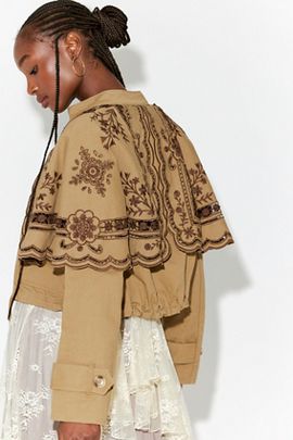 gracie embroidered peasant dress Gracie Midi Dress main image 1