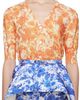 Bally Bally Orange Rosengarten Print Cardigan - 1