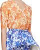 Bally Bally Orange Rosengarten Print Cardigan - 2