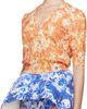 Bally Bally Orange Rosengarten Print Cardigan - 4