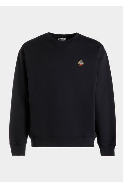 Bally Crewneck Sweatshirt With a Bally Crest Logo