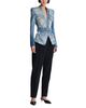 Balmain Balmain 1-Button Belted Denim Jacket - 4