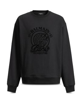 Balmain Balmain 1945 Crewneck Logo Sweatshirt