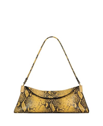 Balmain Balmain 64-83 Small Bag in Python-Effect Leather