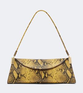 Balmain Balmain 64-83 Small snake-effect leather shoulder bag