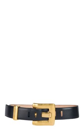 Balmain Balmain Anthem Belt 4.5Cm-Calfskin