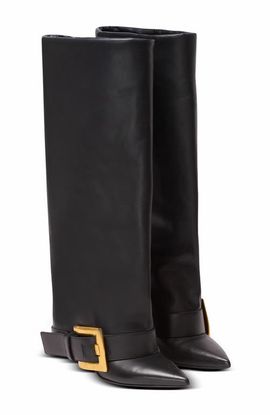 Balmain Balmain Anthem Calfskin Leather Boots