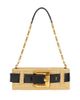 Balmain Balmain Anthem Clutch Bag in Smooth Leather and Crochet - 1