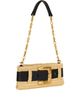 Balmain Balmain Anthem Clutch Bag in Smooth Leather and Crochet - 4