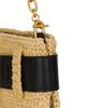 Balmain Balmain Anthem Clutch Bag in Smooth Leather and Crochet - 6