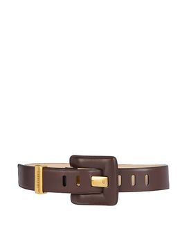Balmain Balmain Anthem Large Smooth Leather Belt