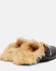 Balmain Balmain Anthem leather and faux fur clogs - 2