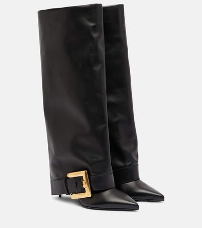 Balmain Balmain Anthem leather knee-high boots